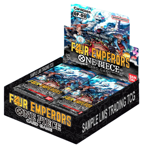 One Piece Card Game - The Four Emperors Display 24 Booster OP-09 (englisch)*(Vorbestellung - Voraussichtlicher Versand: 13.12.2024)