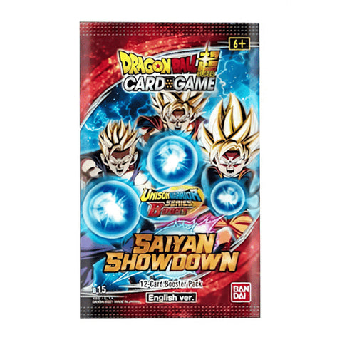 DragonBall Super Card Game - Saiyan Showdown B15 Booster Pack - EN