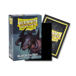 Dragon Shield - 100 Standard Size Card Outer Sleeves - Black Matte