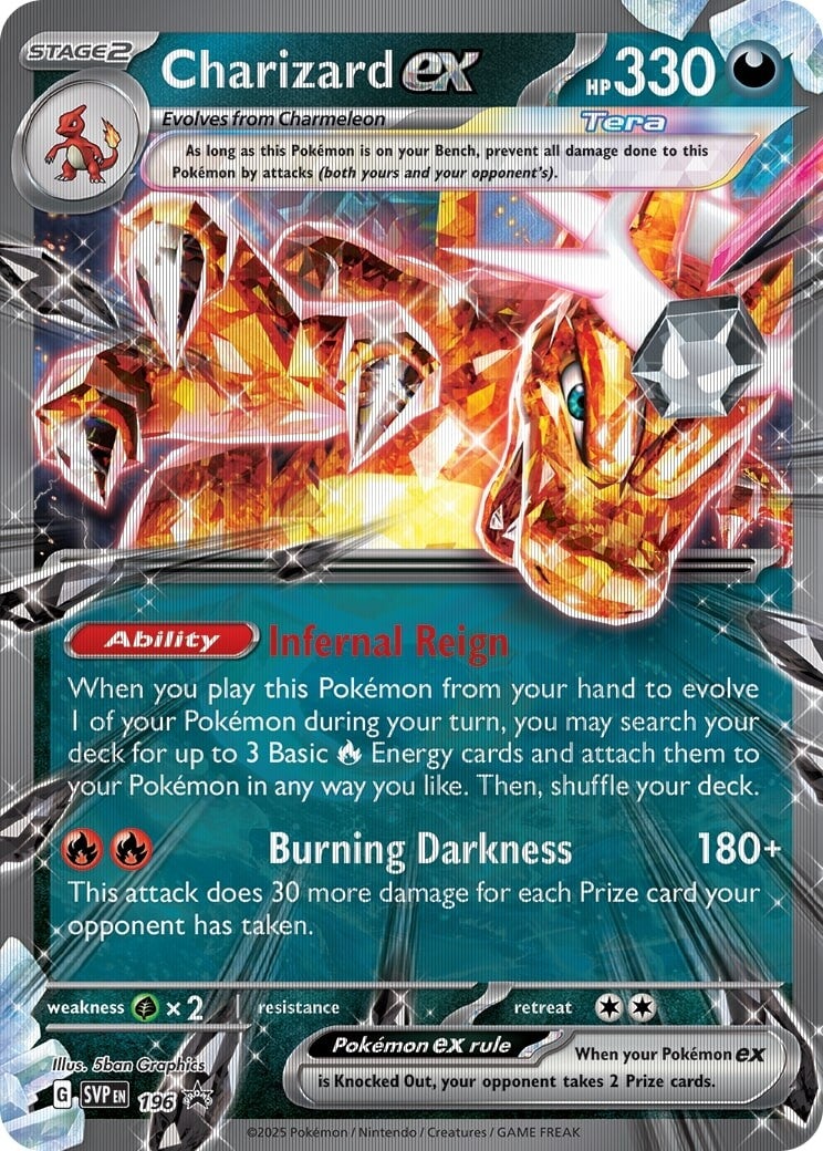 Pokemon Charizard EX Special Collection - 3D XXL Karte (Englisch)