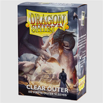 Dragon Shield - 100 Standard Size Card Outer Sleeves - Clear Matte