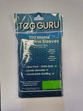 TCG Guru – 100 Matte Play-Line-Sleeves – Standard Size - Helles Grün
