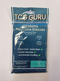 TCG Guru – 100 Matte Play-Line-Sleeves – Standard Size - Türkis