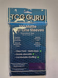 TCG Guru – 100 Matte Play-Line-Sleeves – Standard Size - Lila