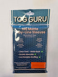 TCG Guru – 100 Matte Play-Line-Sleeves – Standard Size - Orange