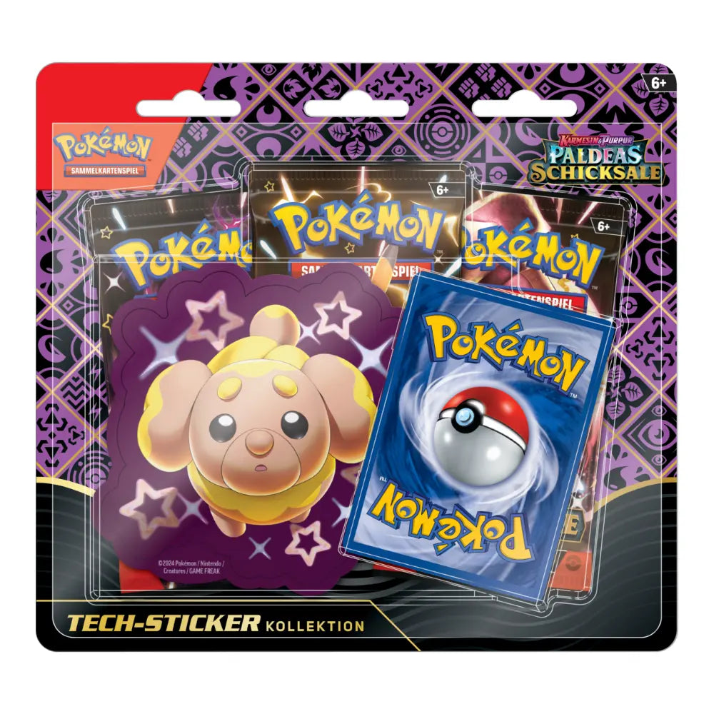 Pokemon Karmesin & Purpur – Paldeas Schicksale: Tech Sticker Kollektion (Deutsch)