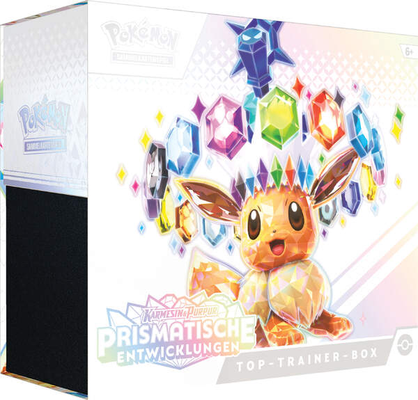 Pokemon Karmesin & Purpur KP8.5 – Prismatische Entwicklungen Top Trainer Box (deutsch)