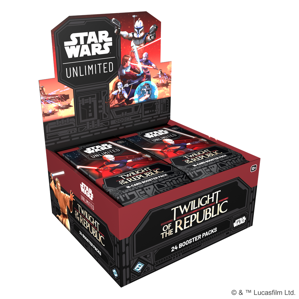 Star Wars Unlimited – Twilight of the Republic Booster Display (Englisch)