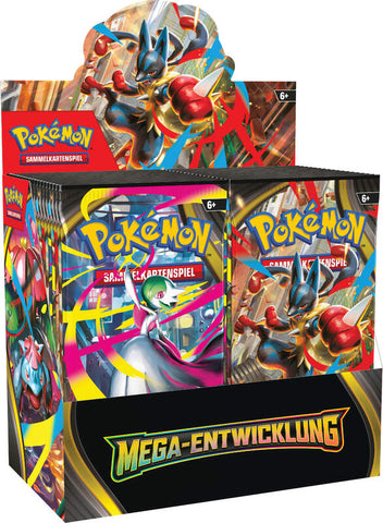 Pokemon – Mega-Entwicklung Booster Display (Deutsch) *vorbestellung 10.10.2025