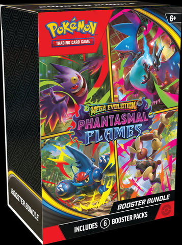 Pokemon ME02 Mega Evolution – Phantasmal Flames Booster Bundle (Englisch)