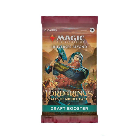 Magic The Gathering – The Lord of the Rings: Tales of Middle-earth Draft Booster (englisch, Einzelbooster)