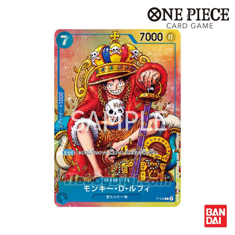 One Piece Card Game Monkey D. Luffy King Promo Holo P-043 (japanisch)