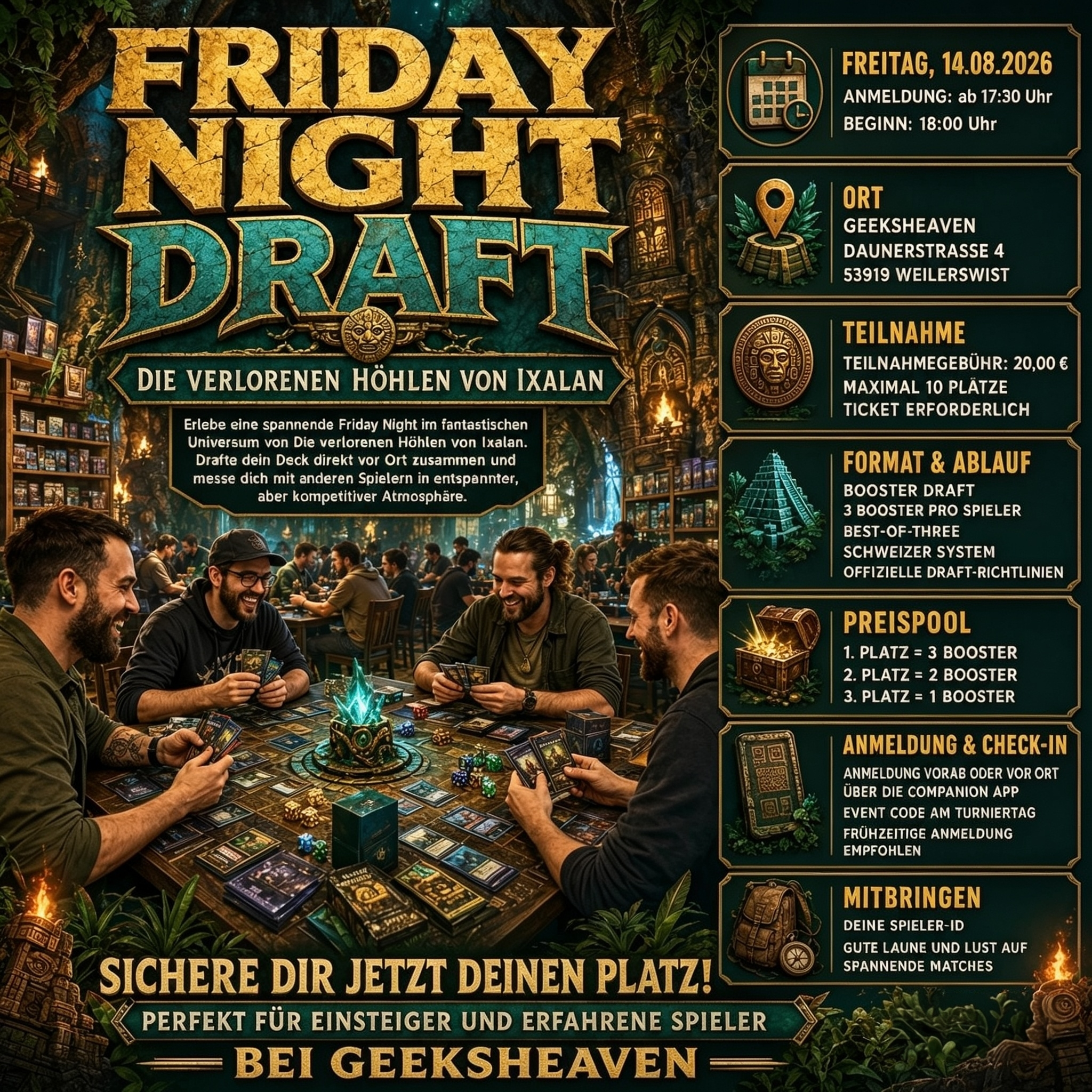 Magic the Gathering - Friday Night Magic Draft - 14.08.2026