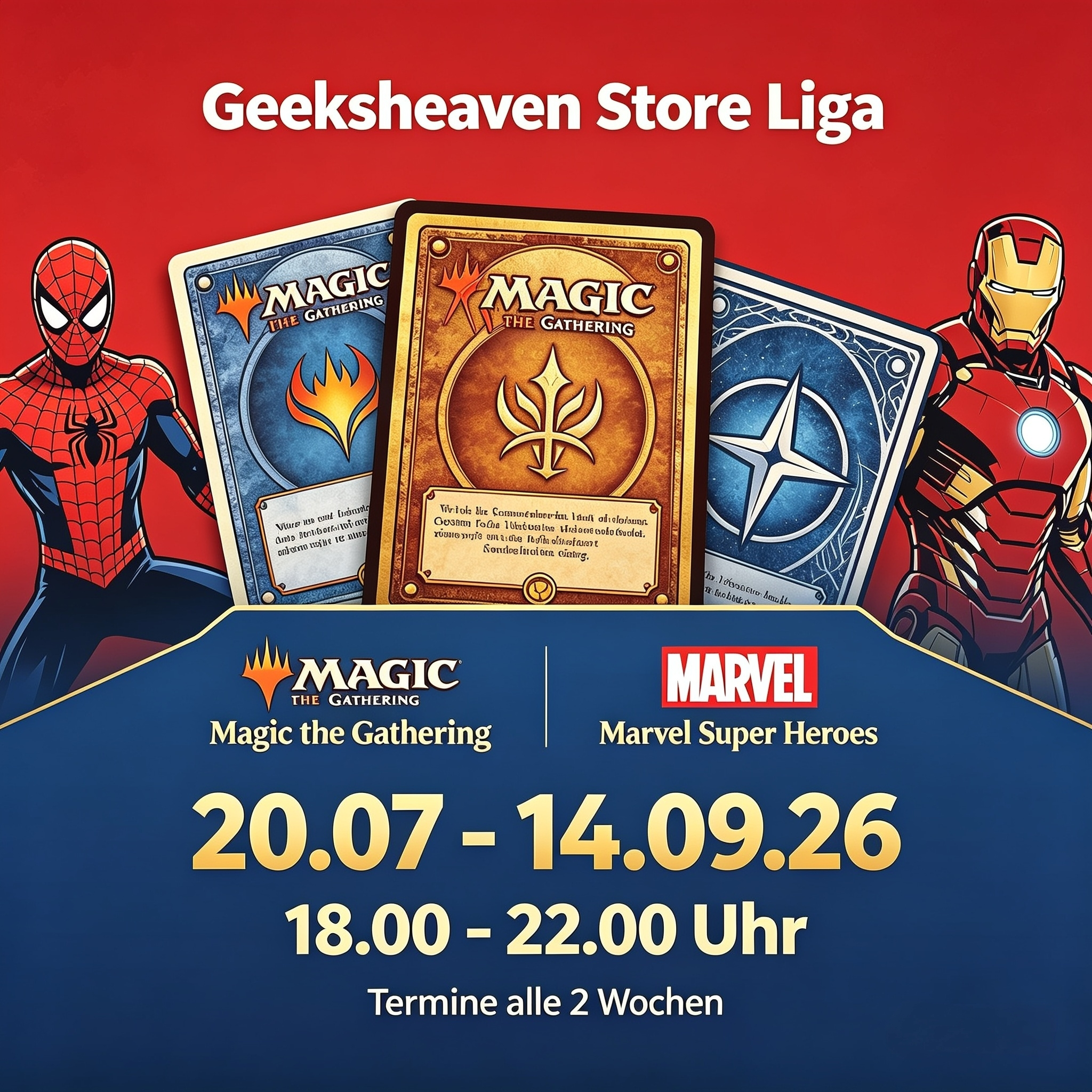 Magic The Gathering – Store Liga „Marvel Super Heroes“ - 20.07.2026 18.00Uhr