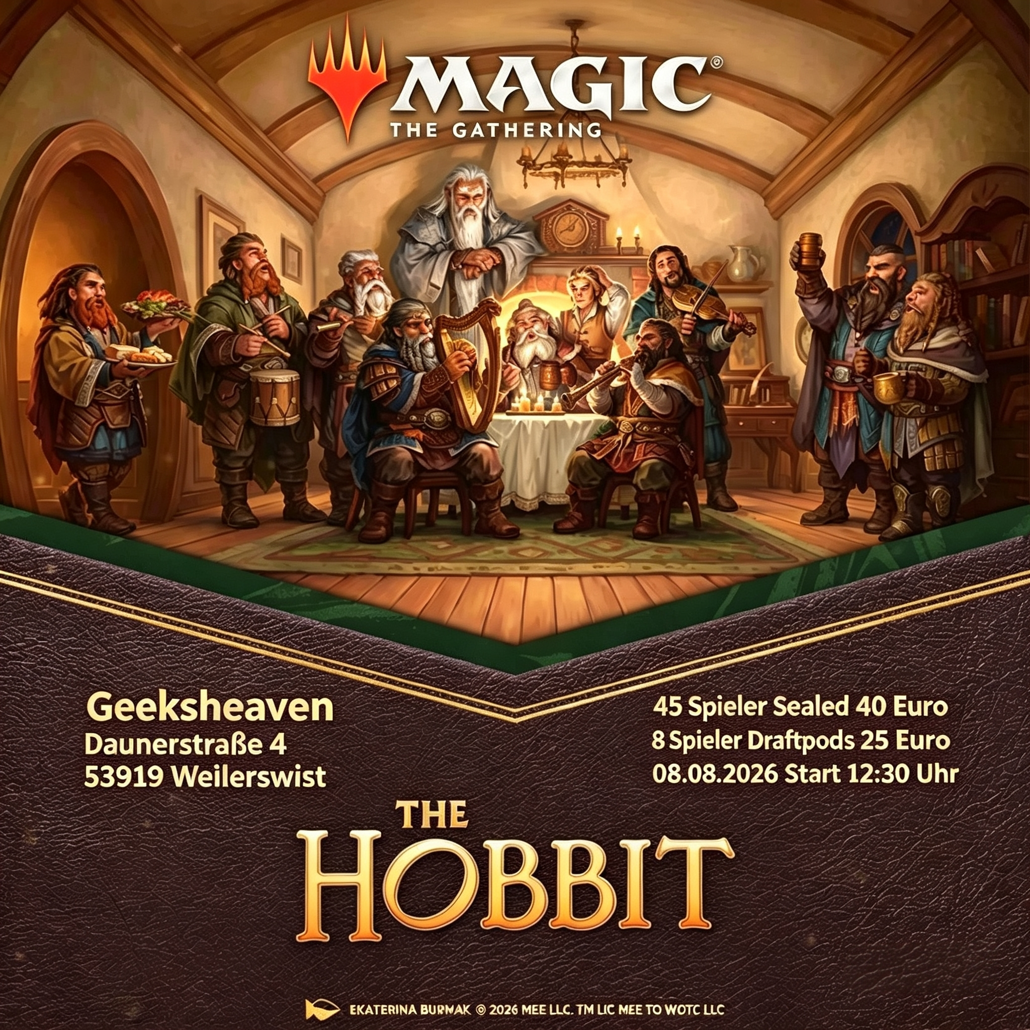 Magic the Gathering - Der Hobbit 45 Spieler Sealed - 08.08.26 - 12:00