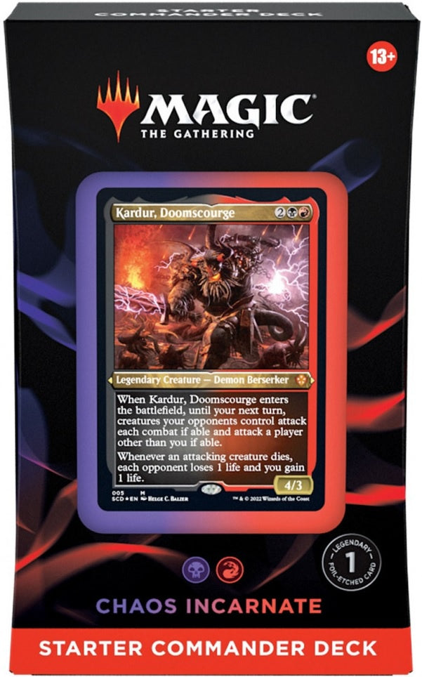 Magic The Gathering Starter Commander Deck – Chaos Incarnate (englisch)