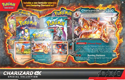 Pokemon Charizard EX Special Collection - 3D XXL Karte (Englisch)