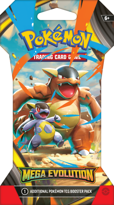 Pokemon TCG – Mega Evolution ME01 Sleeved Booster (Englisch, Einzelpack)