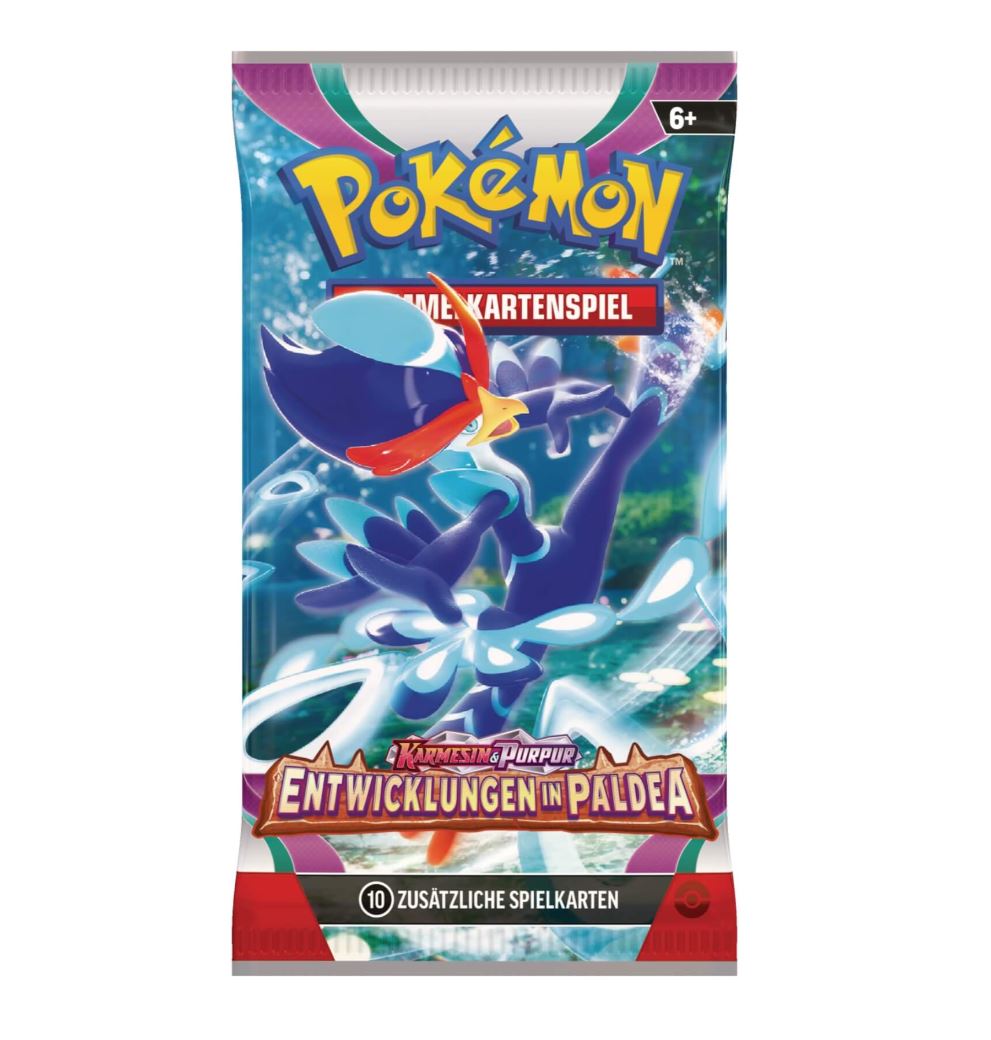 Pokemon Sammelkarten Booster Karmesin & Purpur Entwicklungen in Paldea (deutsch)