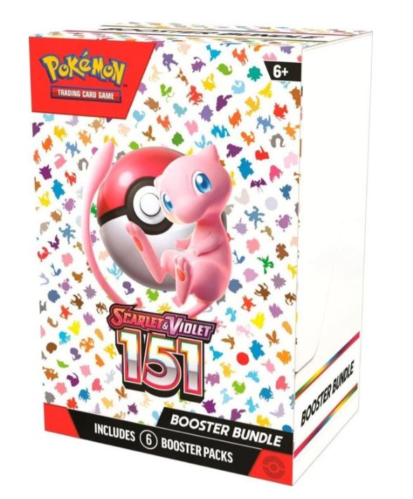 Pokemon Scarlet & Violet 151 SV3.5 Boosterbundle 6 Booster (englisch)
