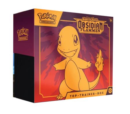 Pokemon Karmesin & Purpur KP03 Obsidian Flammen Elite Top Trainer Box (deutsch)