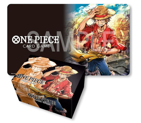 One Piece Card Game: Playmat and Storage - Box Set - Monkey.D.Luffy