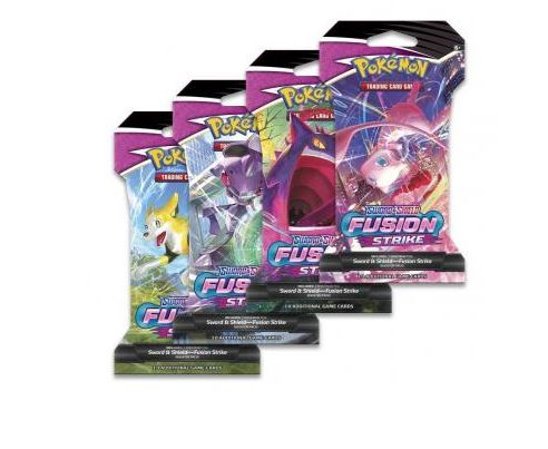 Pokemon Sword & Shield Fusion Strike Sleeved Booster (englisch)