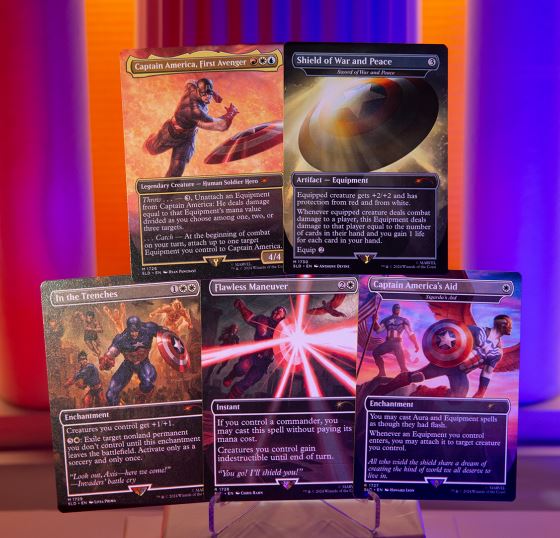 Magic The Gathering - Secret Lair x Marvel's Captain America Foil Edition NEU & OVP (englisch)