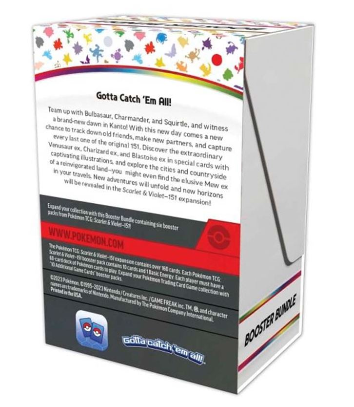 Pokemon Scarlet & Violet 151 SV3.5 Boosterbundle 6 Booster (englisch)