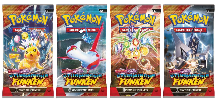 Pokemon - Karmesin & Purpur Stürmische Funken KP08 36 Booster Display (deutsch)