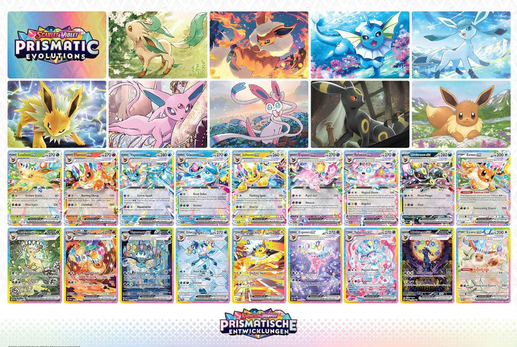 Pokemon Karmesin & Purpur KP8.5 – Prismatische Entwicklungen Poster Kollektion (deutsch)