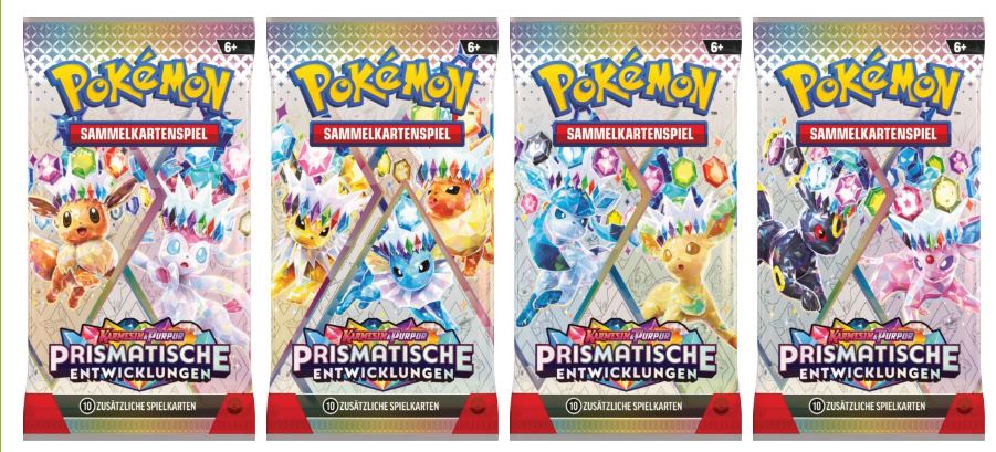 Pokemon Karmesin & Purpur KP8.5 – Prismatische Entwicklungen Top Trainer Box (deutsch)