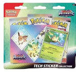 Pokemon Scarlet & Violet SV8.5 – Prismatic Evolution Tech Sticker Kollektion 3-Pack Booster (englisch)