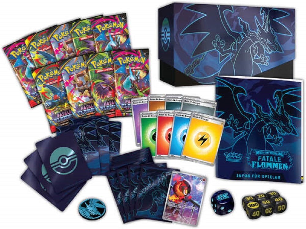 Pokemon ME02 Mega Entwicklung – Fatale Flammen Top-Trainer-Box (deutsch)