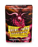 Dragon Shield - 60 Japanese Size Dual Sleeves - Matte Magenta