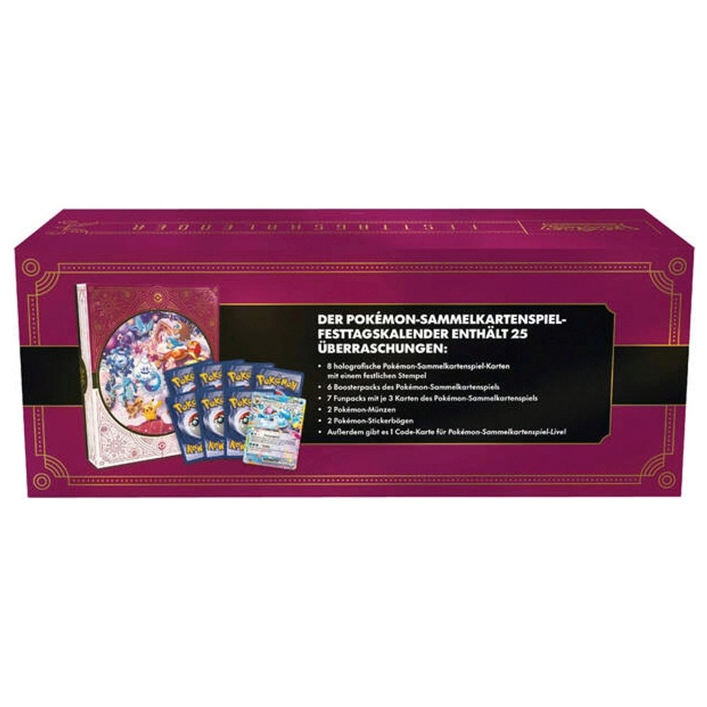 Pokemon – Sammelkarten Festtagskalender 2025 (deutsch)