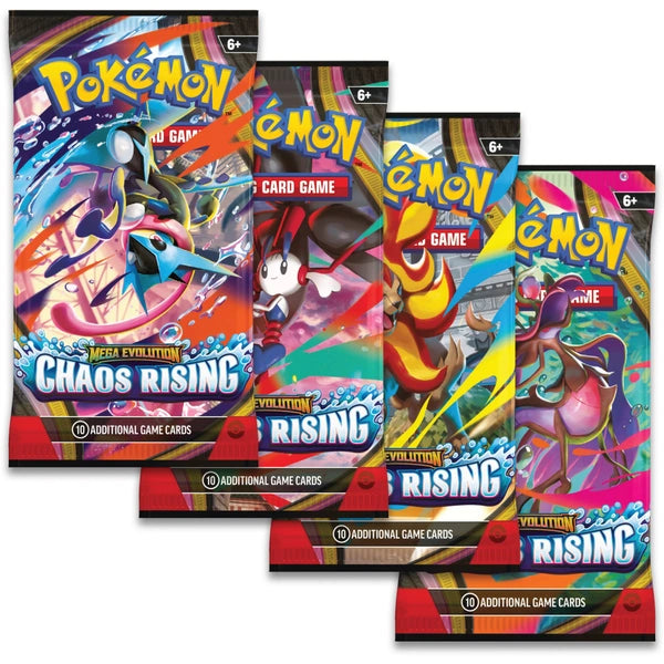 Pokemon ME04 Mega Evolution Chaos Rising - Boosterbundle (englisch)