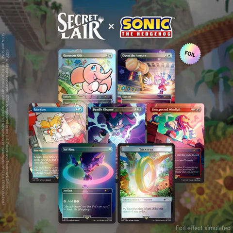 Magic the Gathering - Secret Lair x Sonic: Chasing Adventure – Foil Edition (englisch, sealed)