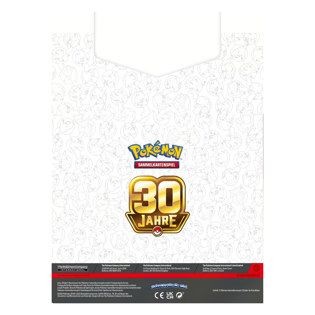 Pokémon 30 Jahre – 2er-Pack-Blister Evoli (deutsch) *Vorbestellung