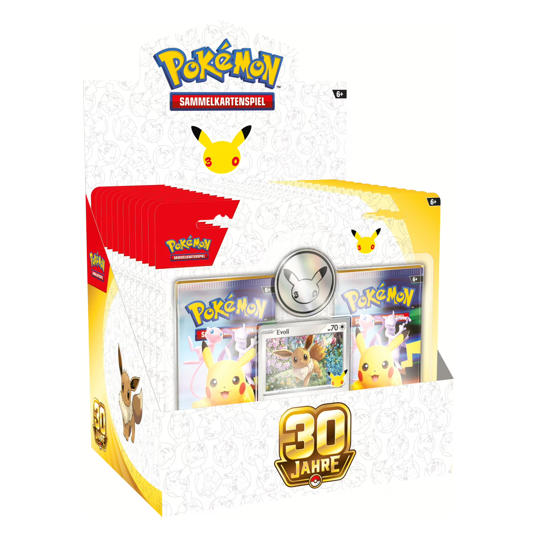 Pokémon 30 Jahre – 2er-Pack-Blister Evoli (deutsch) *Vorbestellung