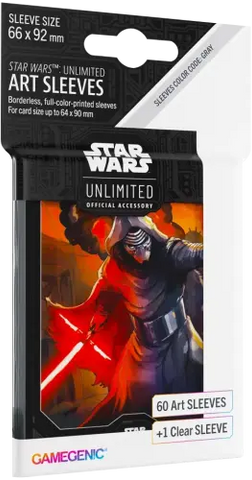Gamegenic – Star Wars: Unlimited Art Sleeves (60+1 Stück) - Kylo Ren