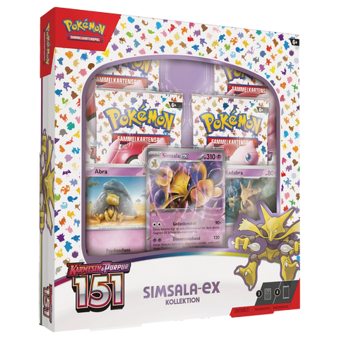 Pokemon Karmesin & Purpur 151 KP 3.5 Simsala EX Box (deutsch)