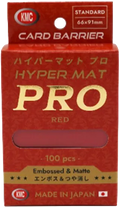 KMC Hyper Mat Pro Sleeves Rot – 100 Kartenhüllen (Standard Size, matt)