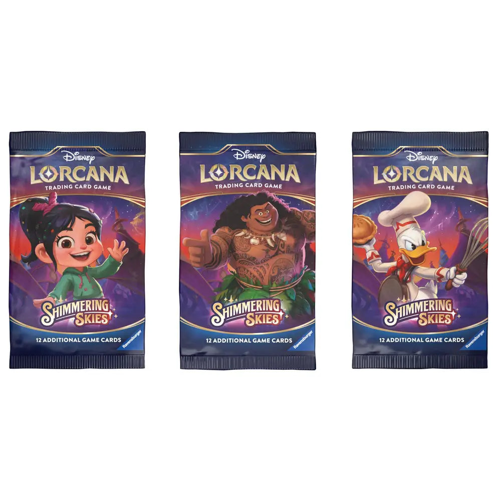 Disney Lorcana – Shimmering Skies Display (24 Booster Packs, englisch)