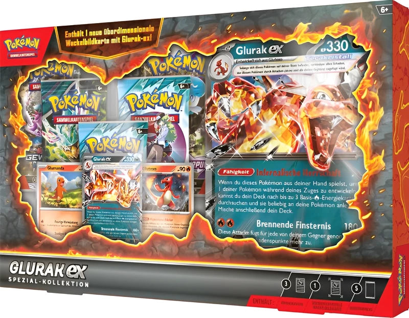 Pokemon Glurak EX Spezial Kollektion 3D XXL Karte (deutsch)