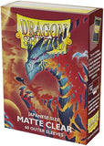 Dragon Shield - 60 Japanese Size Dua Outer Sleeves - Clear Matte