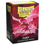 Dragon Shield - 100 Standard Size Card Sleeves - Fury Matte