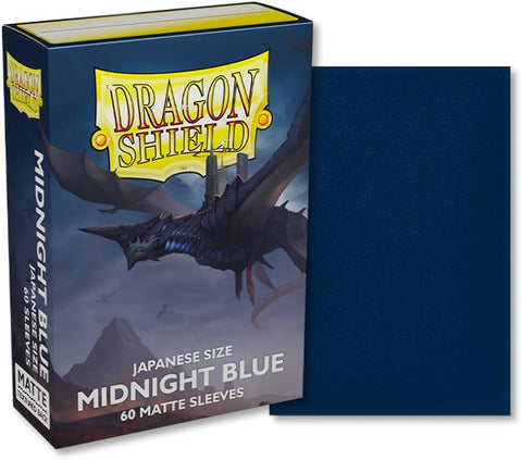 Dragon Shield - 60 Japanese Size Dual Sleeves - Matte BMidnight Blue