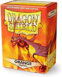 Dragon Shield - 100 Standard Size Card Sleeves - Orange Matte