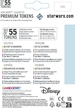 Gamegenic – Star Wars: Unlimited Premium Tokens PRO (55 Acryl-Marker)